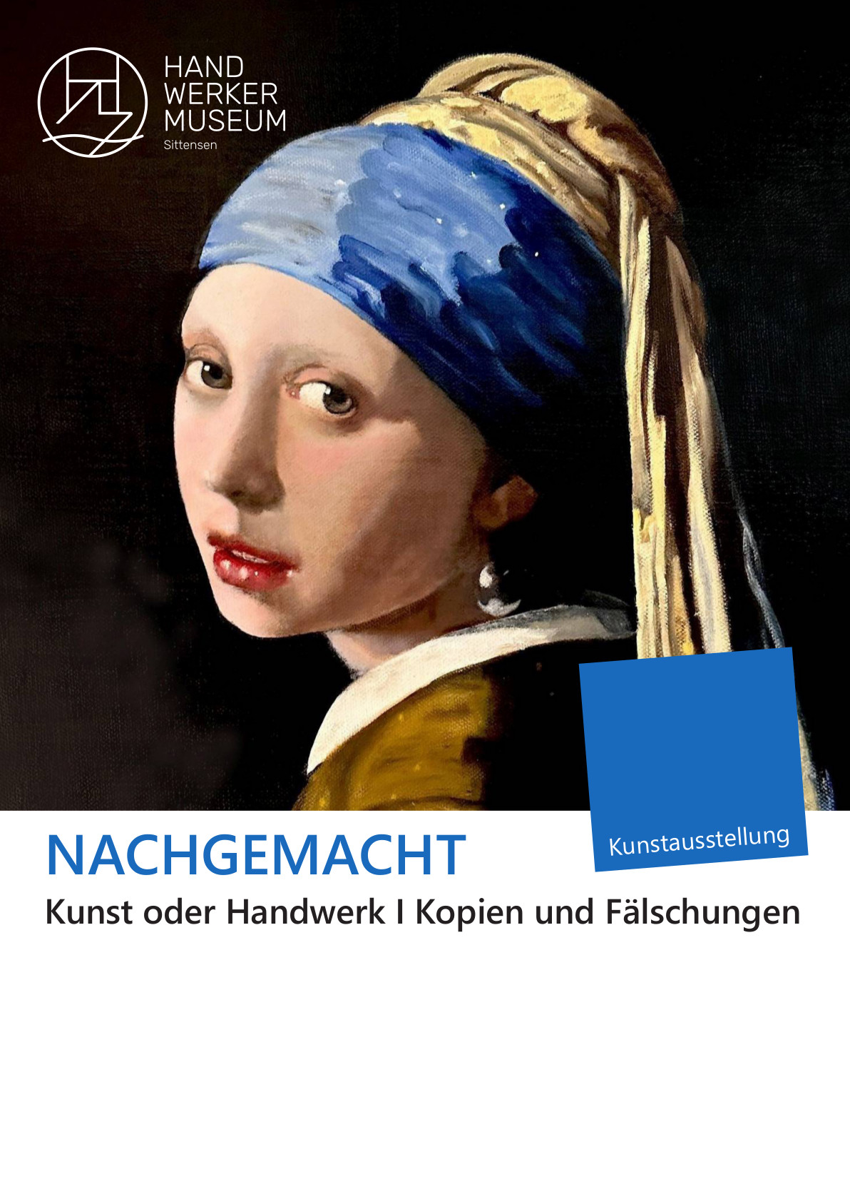 Kopie von Jan Vermeers Mädchen mit dem Perlenohrring.